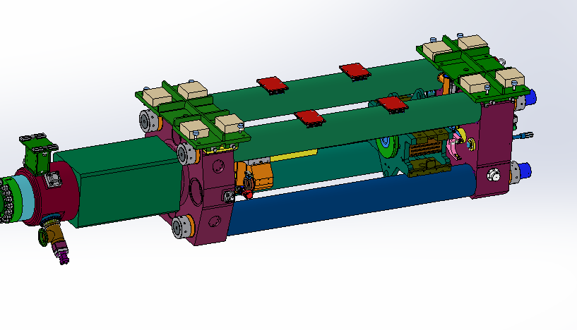 大型壓力機(jī)3D數(shù)模圖紙